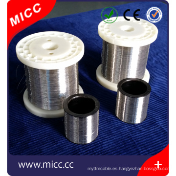 MICC -200 a 1300 centígrados de alambre desnudo NiCr-NiSi de 0,12 mm